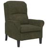 vidaXL Fauteuil Leger groen Nep Leer