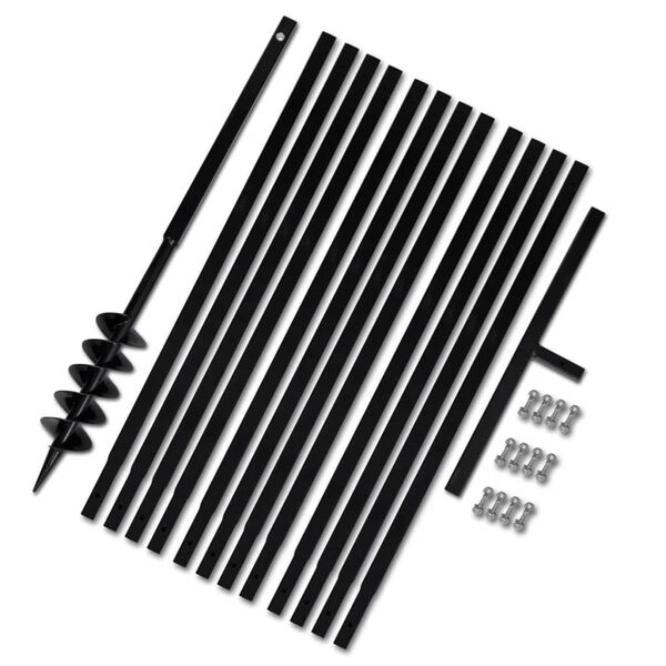 Grondboor 100 mm met 13 m verlengstuk Staal