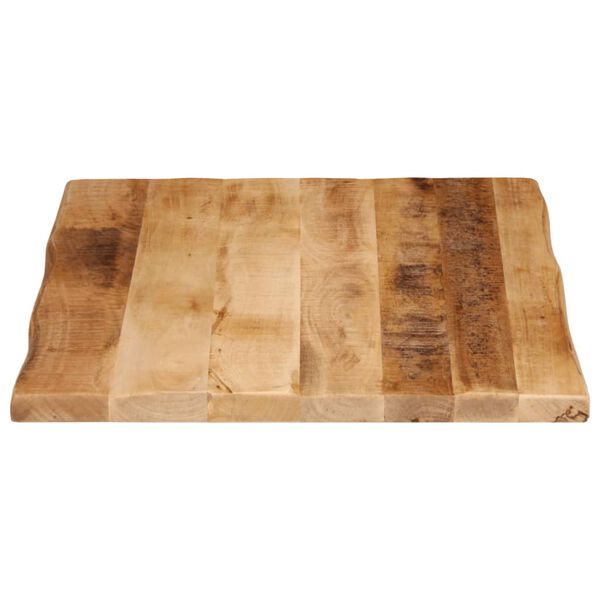 vidaXL Tafelblad met natuurlijke rand 70x60x3,8 cm massief mangohout