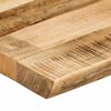 vidaXL Tafelblad met natuurlijke rand 70x40x2,5 cm massief mangohout