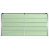 vidaXL Plantenbak Groen 160 x 40 x 75 cm Staal