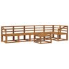 vidaXL Buiten bankenset 7 pcs Naturel Massief Acaciahout