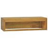 vidaXL Badkamerwandkast 110x45x30 cm massief teakhout