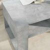 vidaXL Salontafel met opslag Beton Grijs 92 x 53 x 45 cm Bewerkt hout