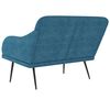 vidaXL Bankje 110x76x80 cm fluweel blauw