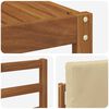 vidaXL Buiten bankenset 6 pcs Natuurlijk en Beige Massief Acaciahout