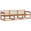 vidaXL Buiten bankenset 3 pcs Naturel Massief Acaciahout