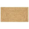 vidaXL Gebied Tapijt Beige 60 x 110 cm Jute