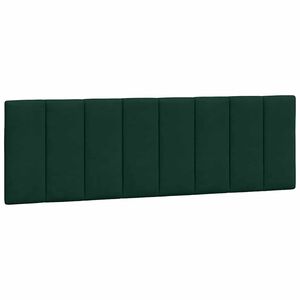 vidaXL Hoofdbordkussen "Hanko" 160 cm fluweel donkergroen