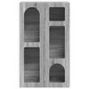 vidaXL Dressoir Grijs Sonoma 59 x 35 x 100,5 cm Bewerkt hout