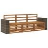 vidaXL Sofa-Sets 3 st Massief Acaciahout