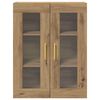 vidaXL Wandkast Artisan Eiken 69,5 x 34 x 90 cm Bewerkt hout