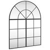 vidaXL Wandspiegel boog 80x100 cm ijzer zwart