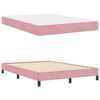 vidaXL Boxspringbed met matras Roze 160 x 220 cm Stof