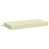 vidaXL Bankkussen SOEST 100% Polyester Cr&egrave;mekleurig 60 x 40 x 8 cm
