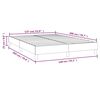 vidaXL Boxspring bed stof lichtgrijs 140x200 cm