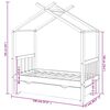 vidaXL Kinderbedframe met lade massief grenenhout 70x140 cm wit
