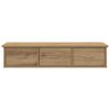 vidaXL Wandkast 88x26x18,5 cm bewerkt hout artisanaal eikenkleur