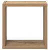 vidaXL Wandschappen 2 pcs Artisan Eiken 26 x 15 x 26 cm Bewerkt hout