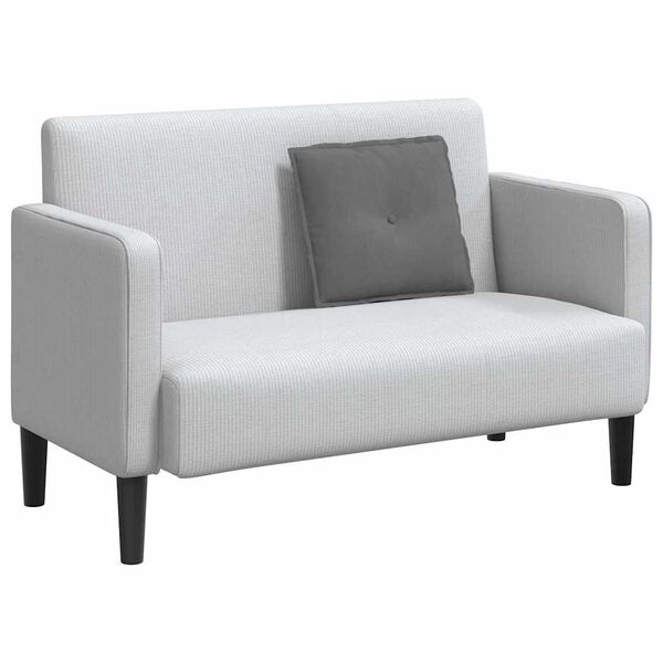 vidaXL Rugkussen Donkergrijs 50 x 45 cm Microvezel Stof