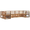 vidaXL Sofa-Sets 7 pcs Naturel Massief Acaciahout