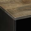 vidaXL Tv-meubel 100x33x46 cm massief mangohout zwart