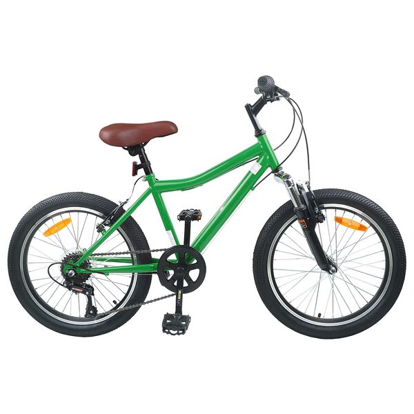 vidaXL Kinderfiets 20 Inch 6-Speed voor 6-11 jaar oud Groen