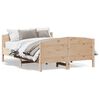 vidaXL Bedframe zonder matras massief grenenhout 120x190 cm