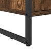 vidaXL Schoenenkast met opslag Rook Eik 79 x 36 x 100 cm Bewerkt hout