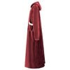 vidaXL Deken hoodie Bordeaux Rood xl Fleece en Flanel