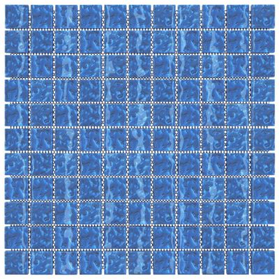 vidaXL Mozaïektegels 11 st 30x30 cm glas blauw