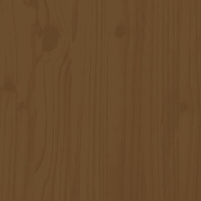 vidaXL Seniorenbed massief grenenhout honingbruin 120x200 cm