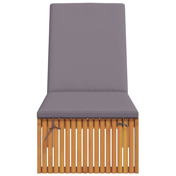 vidaXL Ligstoel Olie naturel 200 x 55 x 94 cm Massief acaciahout