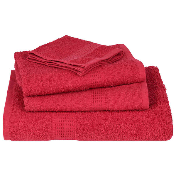 vidaXL Gastendoekjes FROGN 2 st 30x50 cm 360 g/m&sup2; rood