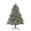 vidaXL Kunstkerstboom met 300 LED Groen 240 cm PVC en Plastic en Staal