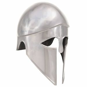 vidaXL Soldatenhelm Grieks replica LARP staal zilverkleurig
