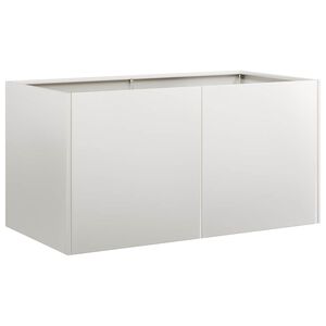 vidaXL Plantenbak 80x40x40 cm roestvrij staal