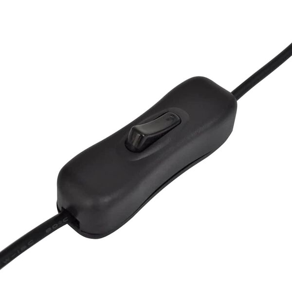 vidaXL LED-aquariumlamp 28 cm blauw