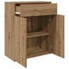 vidaXL Dressoir 60x30x75 cm bewerkt hout artisanaal eikenkleurig