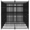 vidaXL Hondenkennel 9,22 m&sup2; staal