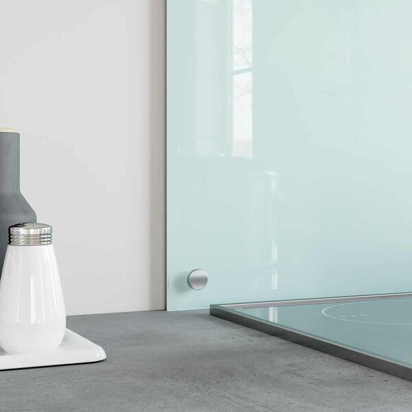 vidaXL Spatschermen keuken 2 st 70x50 cm gehard glas wit