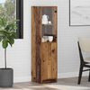 vidaXL Highboard Oud Hout 35 x 37 x 142 cm Bewerkt hout