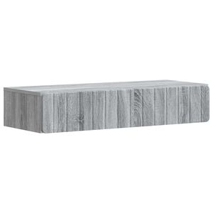 vidaXL Wandmontage Zijtafel Grijs sonoma 87,5 x 34,5 x 17 cm