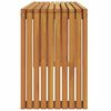 vidaXL Bank Olie naturel 110 x 30 x 45 cm Massief Teakhout