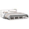vidaXL Bedframe zonder matras massief grenenhout wit 200x200 cm