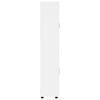 vidaXL Hoge kast met plank Hoogglans wit 60 x 35 x 182 cm Bewerkt hout