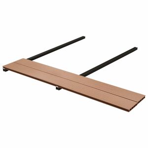 vidaXL Terrasplank 4 st Bruin WPC