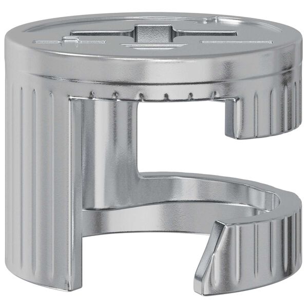 vidaXL Cam Lock Moeren 4000 pcs Zilver Metaal