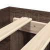 vidaXL Bedframe zonder matras bewerkt hout bruin eikenkleur 140x190 cm
