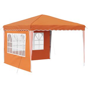 vidaXL Pop-up partytent 288 x 288 x 245 cm Oranje Oxford Stof